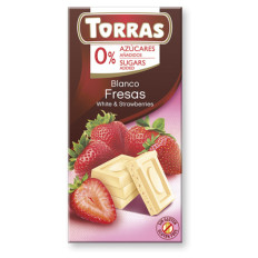 Torras Bela čokolada z jagodami 75 g