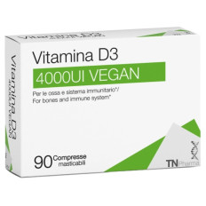 Vitamin D3 4000 IU Vegan 90 žvečilnih tablet